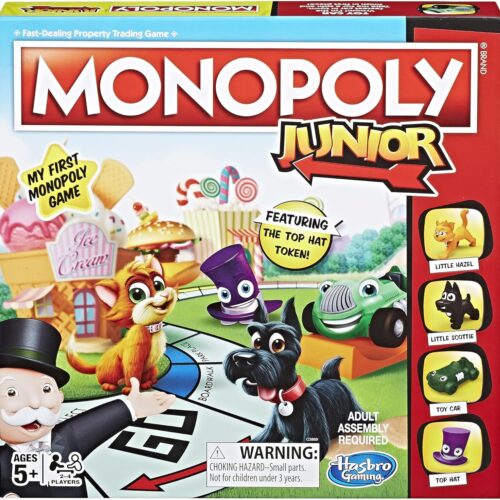 Hasbro Gaming Monopoly Junior Board Game, Ages 5 and up (Amazon Exclusive)