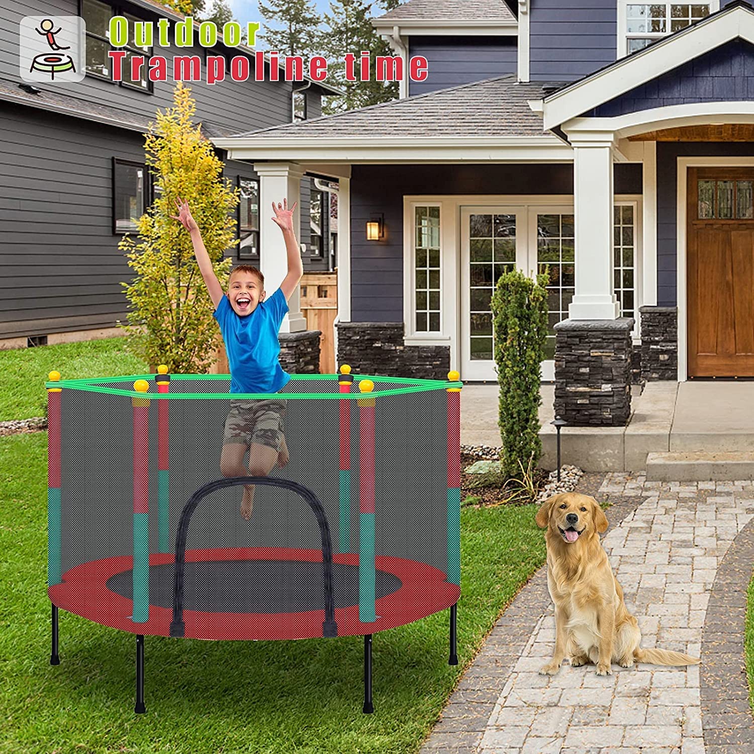 dereliable 55 inch trampoline