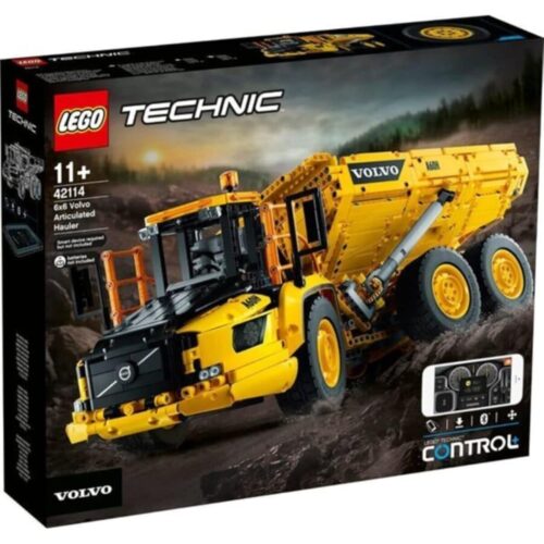 LEGO 42114 Technic 6x6 Volvo Articulated Hauler Truck Toy RC Car Construction Vehicle (Multicolor), 193 Pcs
