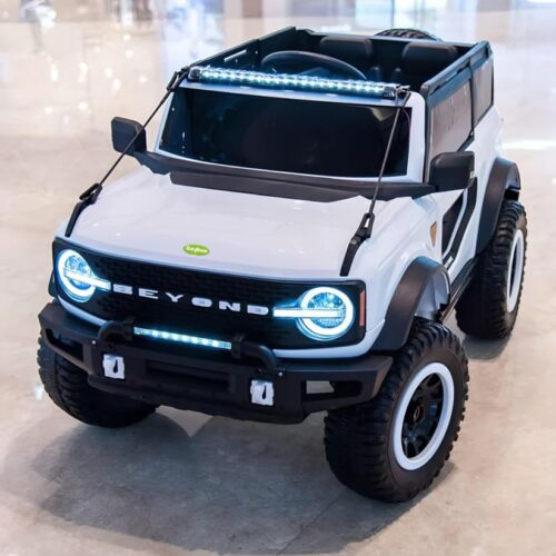 Baybee Beyond Kids Battery Operated Jeep for Kids, Ride on Toy Kids Car with LED Light & Music | Baby Big Electric Car Jeep | Rechargeable Battery Car for Kids to Drive 3 to 8 Years (Yellow)