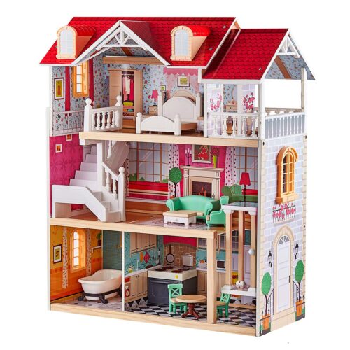 Topbright Wooden Doll House , 36Months Plus  (Multicolor)