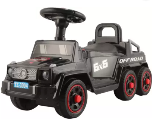 Toyzoy Starlight Lite Manual Push Ride on For Boys & Girls Age Grouo 2+ Years Rideons & Wagons Non Battery Operated Ride On (Black)