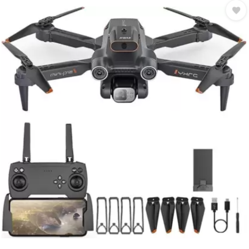 Fitpro P-13 Pro 4K Foldable Drone with WiFi Camera, Obstacle Avoidance, 3 Speed Control Drone